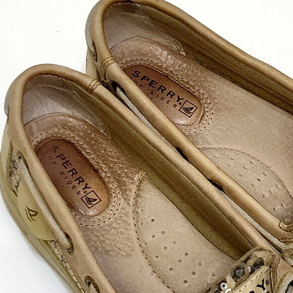 Sperry Top-Sider Angelfish 5.5M Boat Shoes Loafers Leather Upper Leopard Print - Picture 11 of 12
